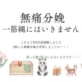 スムーズとはいかなかった私の無痛分娩経験談（2回分）それでも無痛分娩を選びたい！